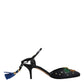 Dolce & Gabbana Black Pineapple Bellucci Heels Sandals Shoes