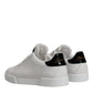 Dolce & Gabbana White Leather Classic Low Top Sneakers Shoes