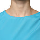 Boutique Moschino Blue Round Neckline Long Sleeves Blouse Top