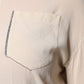 Brunello Cucinelli Beige Silk Blend Collared Button Down Top