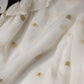 Dolce & Gabbana Off White Silk Blend Ascot Collar Blouse Top