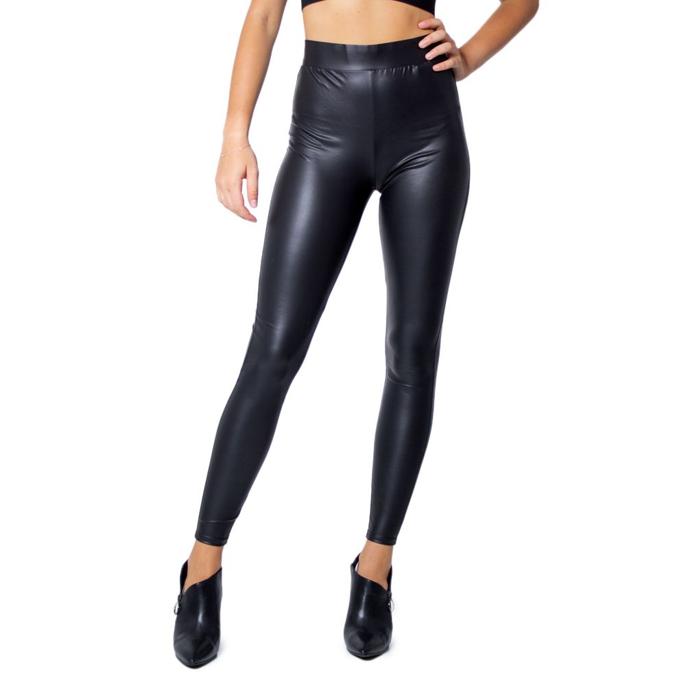 Only Black Polyester Jeans & Pant