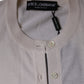 Dolce & Gabbana White Cashmere Button Down Cardigan Sweater