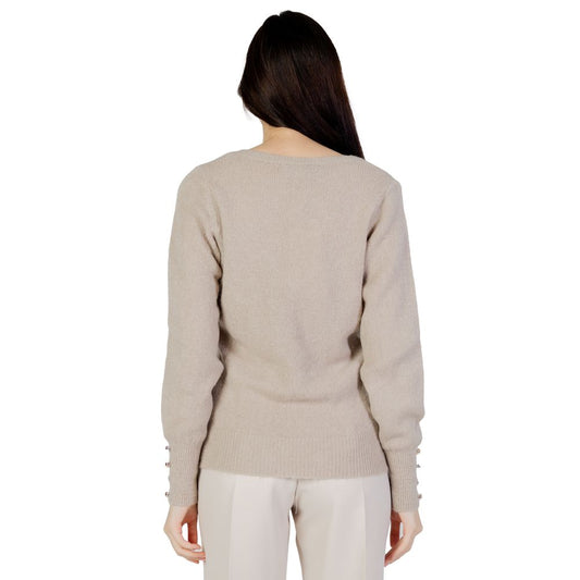 Morgan De Toi Beige Acrylic Sweater