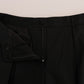 Dolce & Gabbana Chic Black Wool Blend Baggy Pants