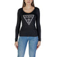 Guess Black Cotton Tops & T-Shirt