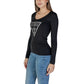 Guess Black Cotton Tops & T-Shirt