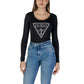 Guess Black Cotton Tops & T-Shirt