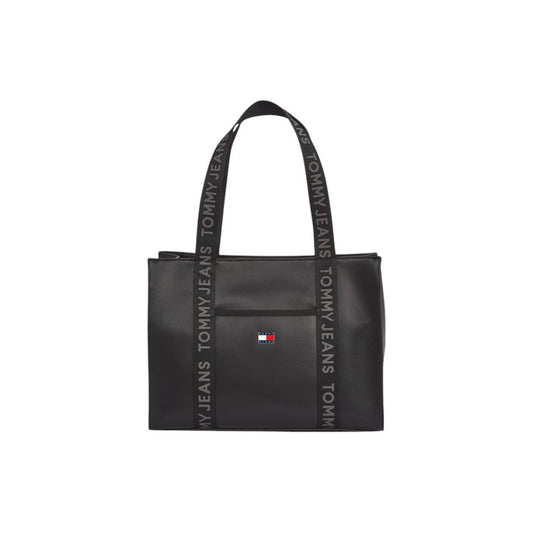 Tommy Hilfiger Black Polyethylene Handbag