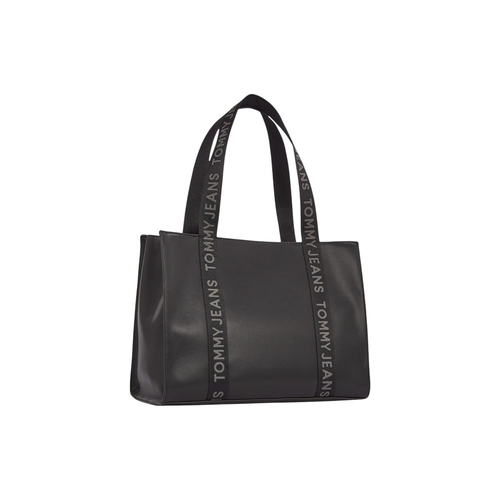 Tommy Hilfiger Black Polyethylene Handbag