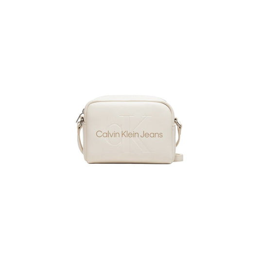 Calvin Klein Jeans White Polyethylene Handbag