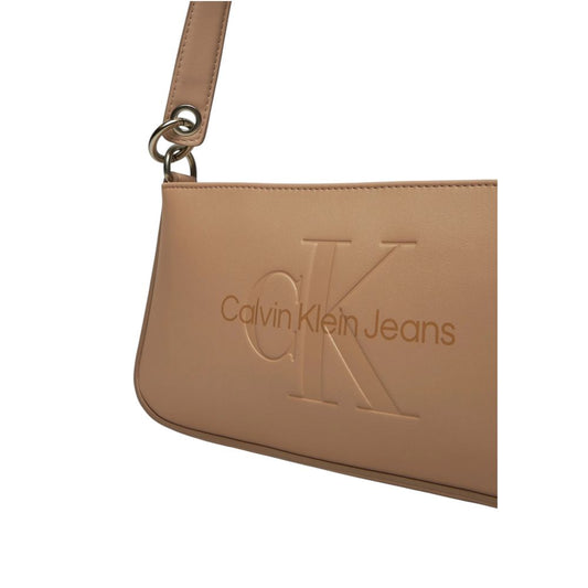 Calvin Klein Jeans Beige Polyethylene Handbag