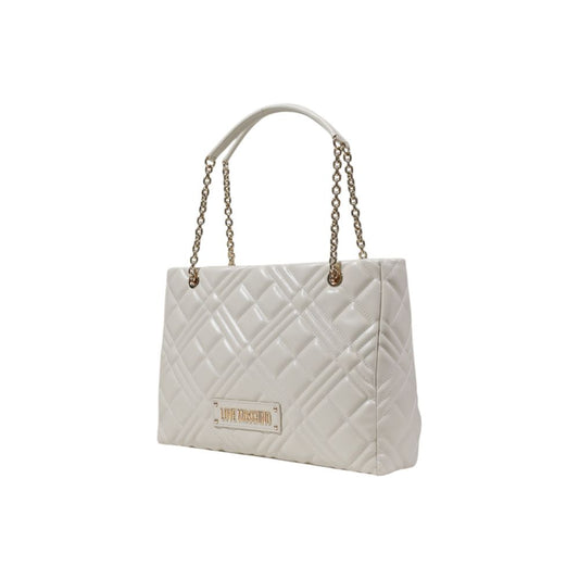 Love Moschino Beige Polyethylene Handbag