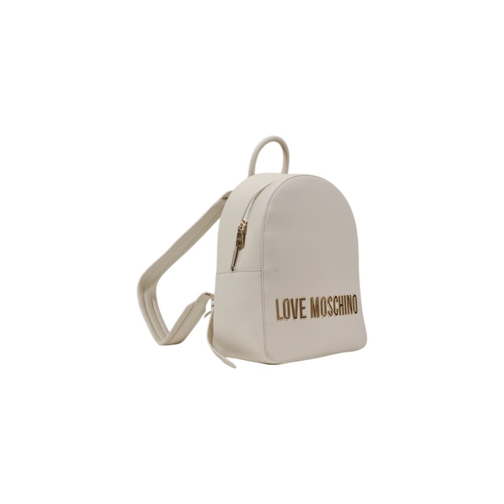 Love Moschino Beige Polyethylene Backpack