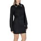 Jacqueline De Yong Black Recycled Polyester Dress