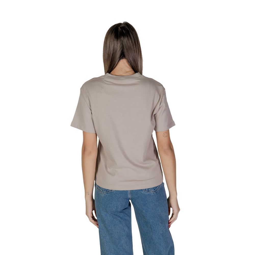 Calvin Klein Jeans Gray Cotton Tops & T-Shirt