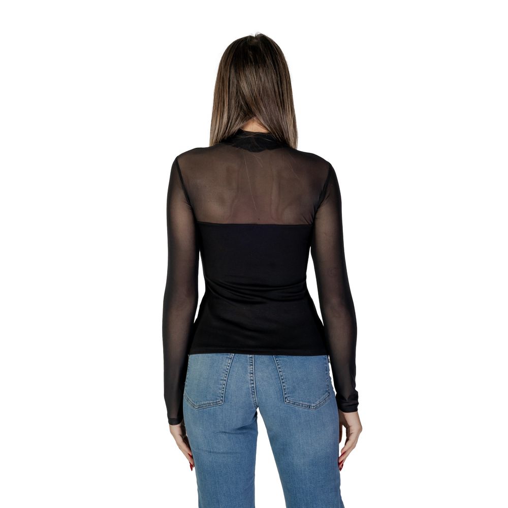 Morgan De Toi Black Polyamide Tops & T-Shirt