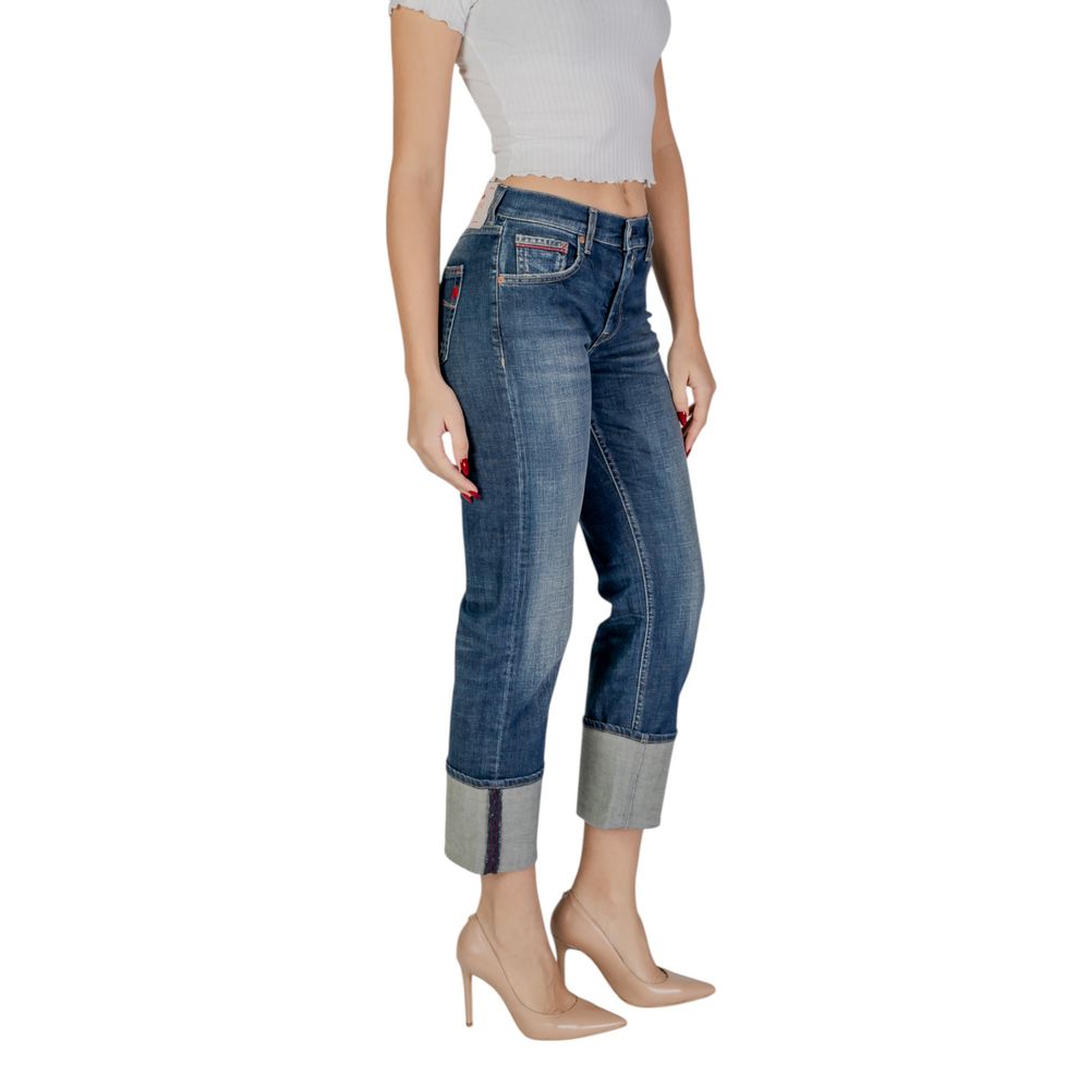 Replay Blue Cotton Jeans & Pant