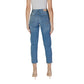 ICHI Light Blue Cotton Jeans & Pant