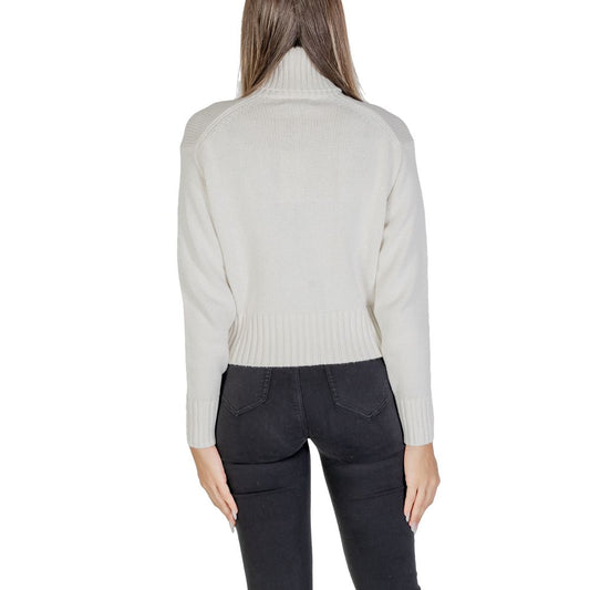 Calvin Klein Jeans Cream Cotton Sweater