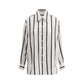 Alexander McQueen Silk Striped Shirt