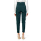 Sandro Ferrone Green Polyester Jeans & Pant