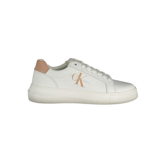 Calvin Klein White Polyester Sneaker