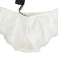 Dolce & Gabbana Elegant Natural White Silk Briefs