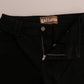 John Galliano Chic Black Regular Fit Denim Jeans