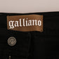 John Galliano Chic Black Regular Fit Denim Jeans