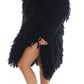 Dolce & Gabbana Elegant Black Fringed Wool-Cashmere Sweater