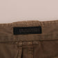 Ermanno Scervino Chic Brown Casual Cotton Pants