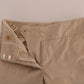 Ermanno Scervino Chic Beige Bootcut Flared Pants