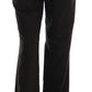 Ermanno Scervino Chic Brown Flared Wool Pants