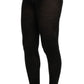 Dolce & Gabbana Elegant Gray High-Waist Stretch Tights Pants