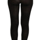 Dolce & Gabbana Elegant Gray High-Waist Stretch Tights Pants