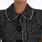 Dolce & Gabbana Elegant Tweed Button Front Vest