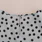 Dolce & Gabbana Polka Dotted Silk Blouse Top