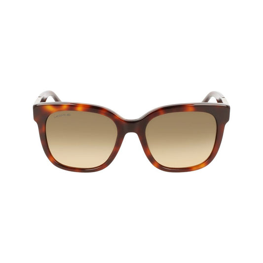 Lacoste Brown Acetate Sunglasses