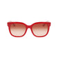 Lacoste Red Acetate Sunglasses