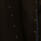 Dolce & Gabbana Chic Black & Blue Short Trench Jacket