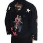 Dolce & Gabbana Enchanted Blue Crystal Embroidered Coat