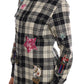 Dolce & Gabbana Enchanted Sequin Checkered Wool Shirt