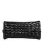 Dolce & Gabbana Black Leather Sicily Top Handle Shoulder Bag