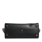 Dolce & Gabbana Black Brown Leather Top Handle Sicily Crossbody Bag