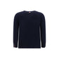 Thom Browne White bands crew neck Sweater