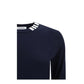 Thom Browne White bands crew neck Sweater