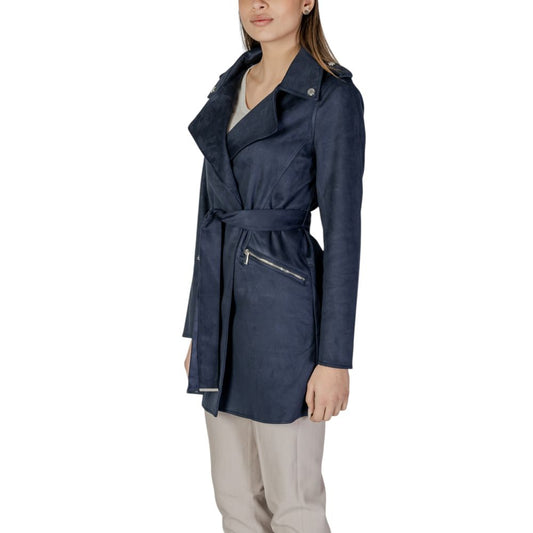 Morgan De Toi Blue Polyester Jackets & Coat