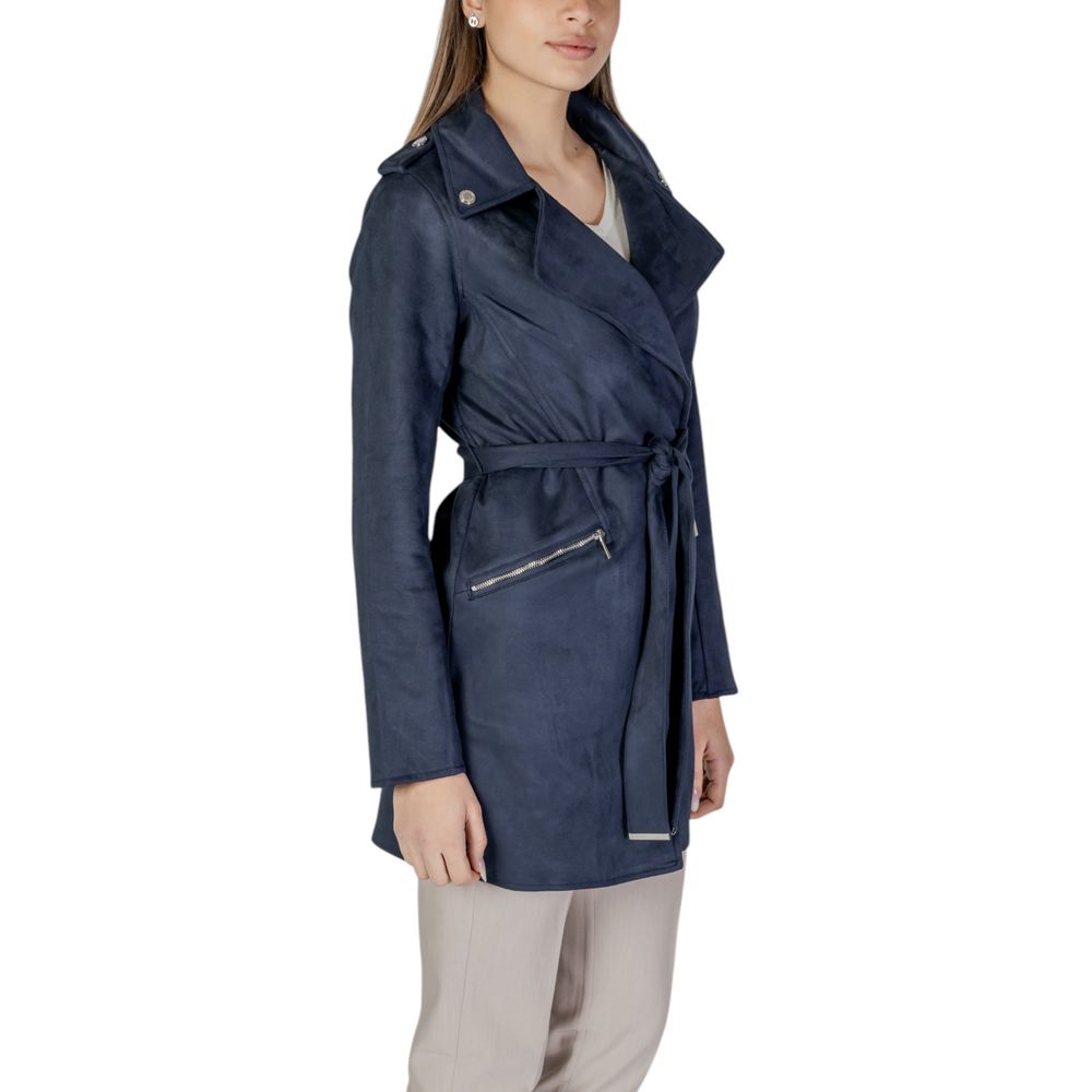 Morgan De Toi Blue Polyester Jackets & Coat