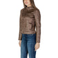 Desigual Brown Polyester Jackets & Coat